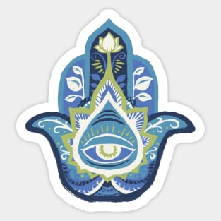 Hamsa Hand - Sapphire(September) Sticker